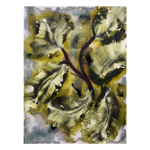 Untitled 2022 ca 76x58 cm acrylic and ink on paper