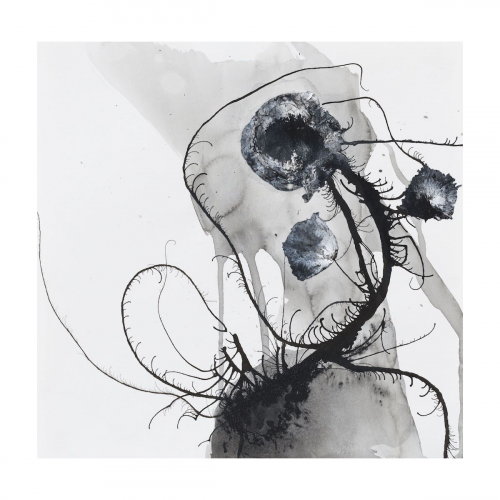 Untitled 2013 ca 35x35 cm acrylic and ink on paper