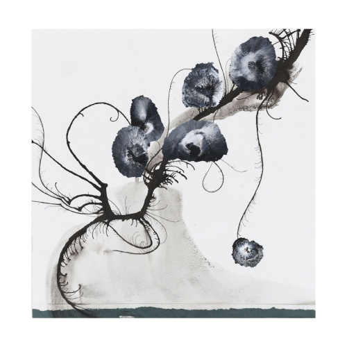 Untitled 2013 ca 35x35 cm acrylic and ink on paper