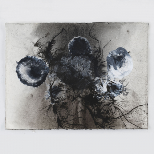 Untitled 2013 ca 35x35 cm acrylic and ink on paper
