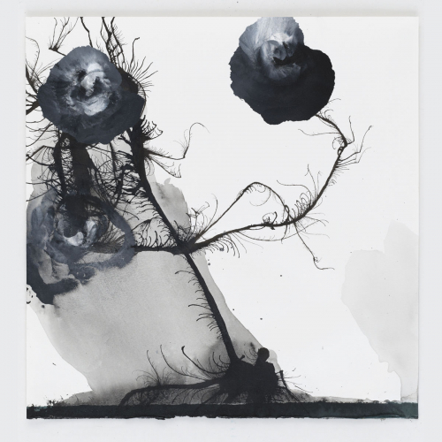 Untitled 2013 ca 35x35 cm acrylic and ink on paper