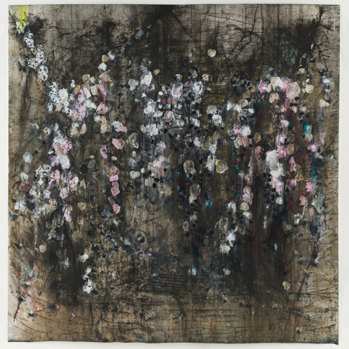 Untitled 2014 ca 200x200 cm acrylic and ink on paper