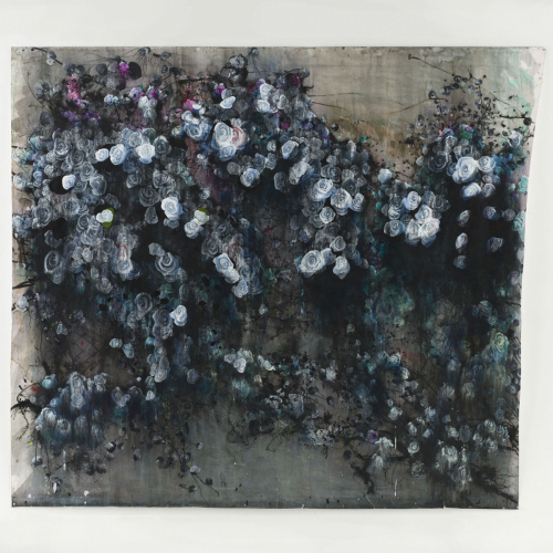 Untitled 2014 ca 200x220 cm acrylic and ink on paper